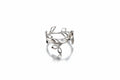 Sterling Silver Leaf Ring - view 4