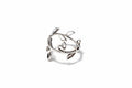 Sterling Silver Leaf Ring - view 3