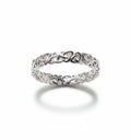 Sterling Silver Eternity Celtic Band Ring