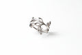 Sterling Silver Leaf Ring - view 6