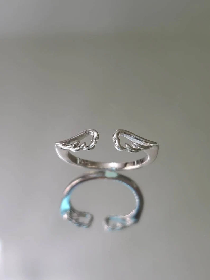 Sterling Silver 925 Wings Ring - view 10