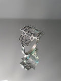 Sterling Silver Hand of Fatima Protection Amulet Ring - view 5