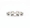 Dainty Minimalist Swirl Sterling Silver Ring - view 3