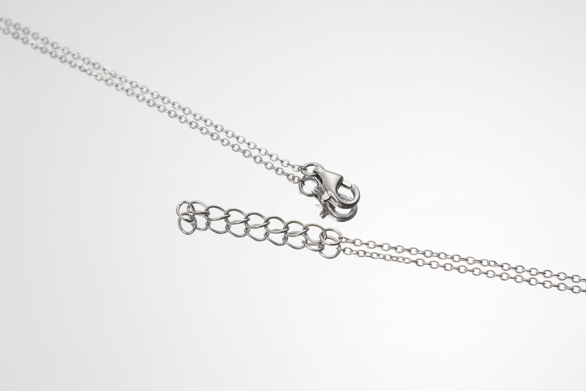 Solid Sterling Silver 925 Moon Celestial Luna Pendant Necklace - view 3