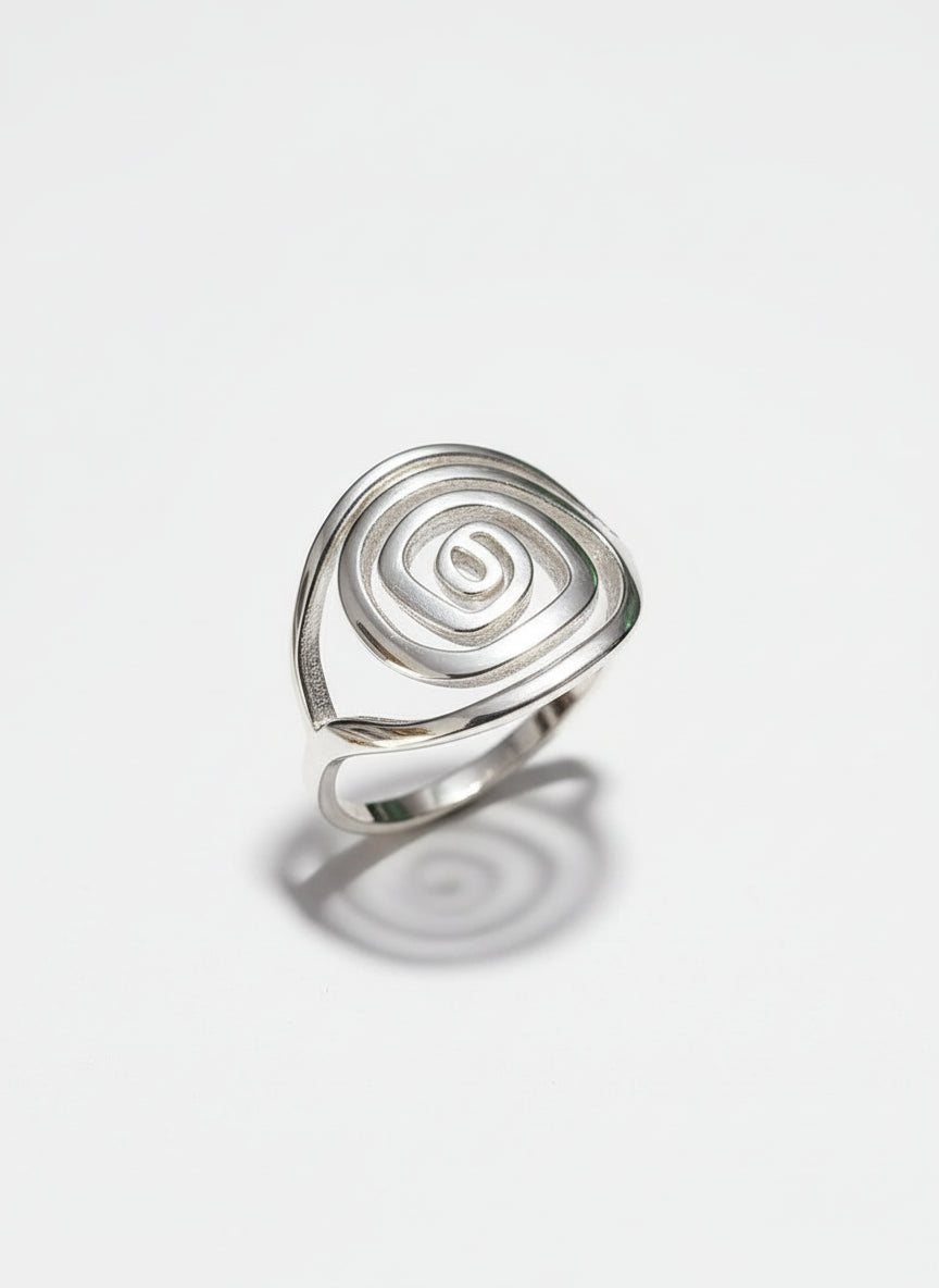 Sterling Silver Spiral Ring