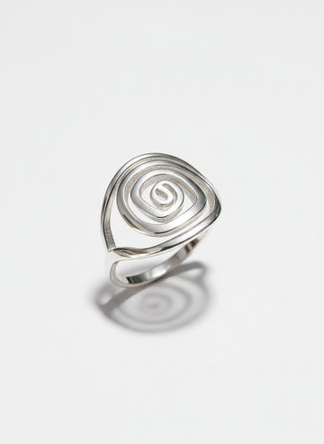 Sterling Silver Spiral Ring