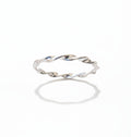 Sterling Silver Gold, Rose Gold or Silver 2mm Twisted Band