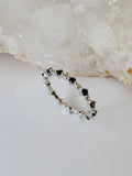 Sterling Silver 925 Black Onyx Eternity Ring - view 4