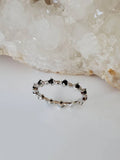 Sterling Silver 925 Black Onyx Eternity Ring - view 3