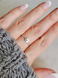 Sterling Silver Dainty Heart Ring - view 6