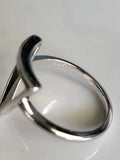 Slice of Life Triangle Sterling Silver Ring - view 8