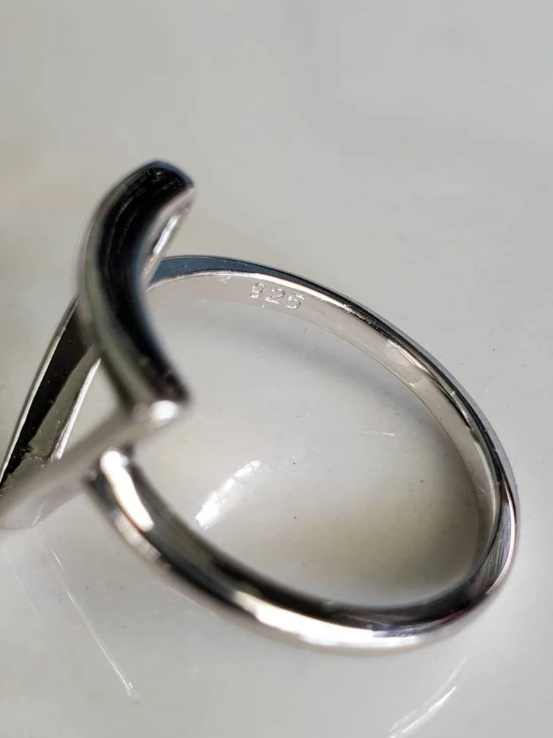 Slice of Life Triangle Sterling Silver Ring - view 8