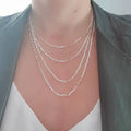 Sterling Silver Paper Clip Chain - view 6