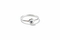 Sterling Silver Dainty Heart Ring - view 3