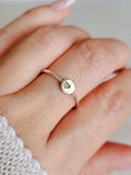 Sterling Silver Dainty Heart Ring - view 2