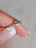 Sterling Silver Dainty Heart Ring - view 7