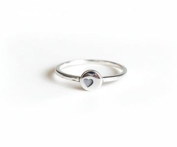 Sterling Silver Dainty Heart Ring