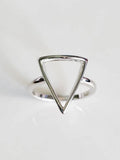 Slice of Life Triangle Sterling Silver Ring - view 3