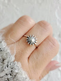 Sun rays Sterling Silver Ring - view 5