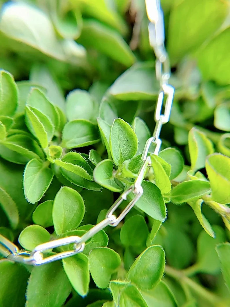 Sterling Silver Paper Clip Chain - view 4