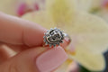 Moon Sun Face Sterling Silver Ring - view 6