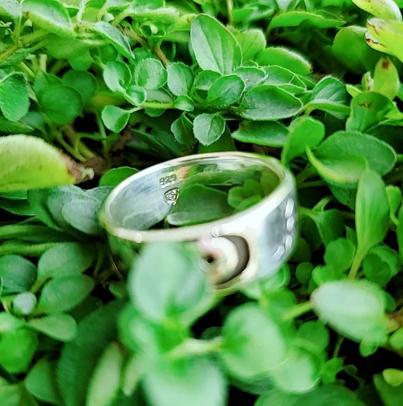 Sterling Silver Moon Star Celestial Ring - view 5