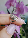 Sterling Silver Spiral Ring - view 9