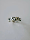 Celtic Sterling Silver Thumb Ring - view 3