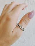 Celtic Sterling Silver Thumb Ring - view 7