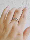 Celtic Sterling Silver Thumb Ring - view 9