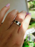 Sterling Silver Moon Star Celestial Ring - view 9