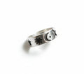Sterling Silver Moon Star Celestial Ring