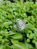 Sterling Silver Spiral Ring - view 8