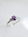 Sterling Silver 925 Amethyst Ring - view 8