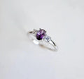 Sterling Silver 925 Amethyst Ring - view 7