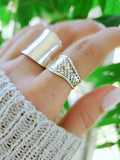 Sterling Silver Braided Adjustable Ring - view 8