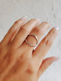 Criss Cross Sterling Silver Ring - view 3