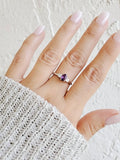 Sterling Silver 925 Amethyst Ring - view 6