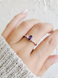 Sterling Silver 925 Amethyst Ring - view 2