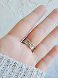 Sterling Silver Braided Adjustable Ring - view 7