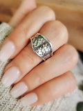 Sterling Silver Braided Adjustable Ring - view 2