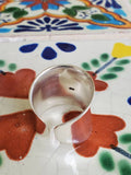 Sterling Silver Solid 925 Bold Concave Ring - view 7