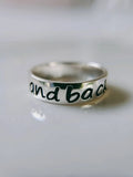 Sterling Silver Love You To The Moon and Back Ring - view 3