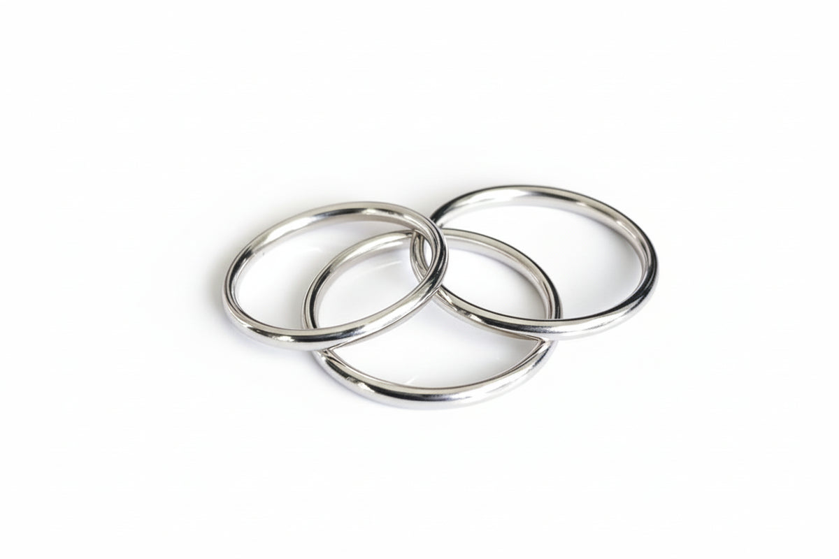Sterling Silver 2mm Band Ring - view 5
