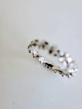 Hawaiian Frangipani Plumeria Sterling Silver Ring - view 5