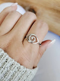 Eye of Horus Ra Sterling Silver Ring