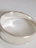 Sterling Silver 925 Small Concave Ring - view 5