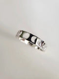 Sterling Silver Moon Phases Ring - view 9