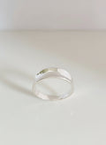 Sterling Silver 925 Small Concave Ring - view 3