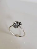 Flower Sterling Silver Statement Ring - view 6